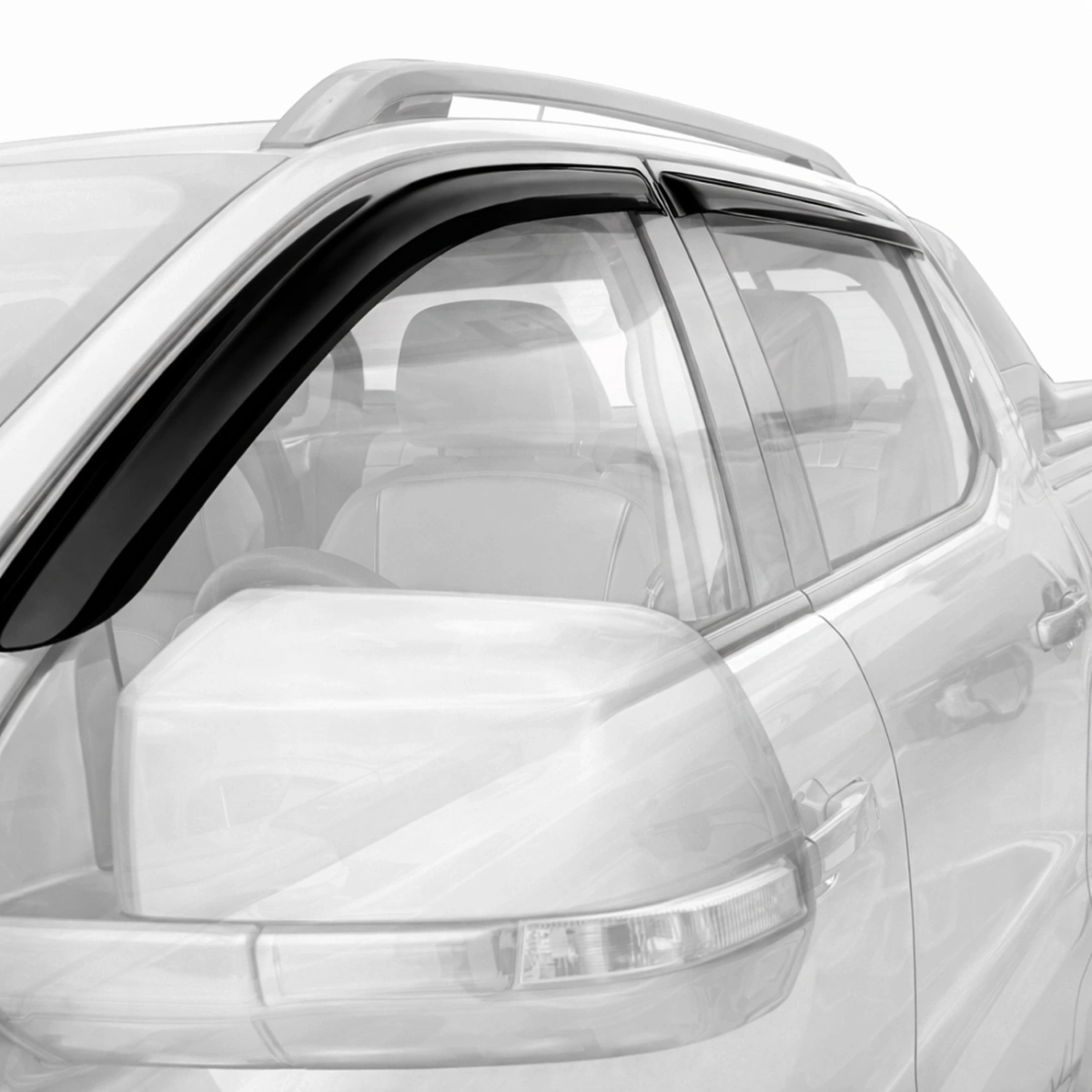 EGR Yan Cam Rüzgarlığı Volkswagen Amarok - Vent Visor Seti Ön ve Arka