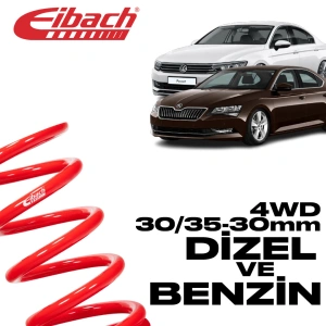 Eibach VW Passat B8 (3G2) 4motion - Skoda Superb III (3V) 4x4 Sedan E10-85-042-03-22 30-35mm/30mm Spor Helezon Yay