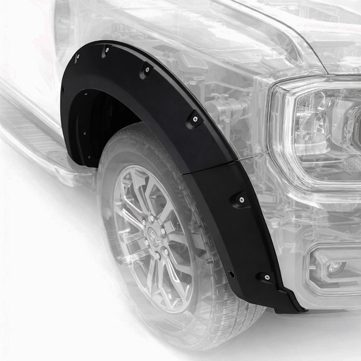 RBS STD Dodik Ford Ranger 2023+ Çamurluk Genişletme Seti - Fender Flare Standart