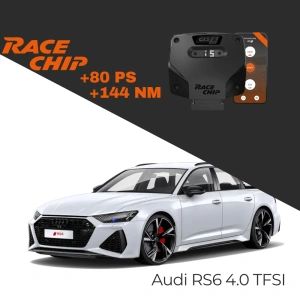Race Chip Audi RS6 (C8) 4.0 TFSI 600 PS GTS 5 Black APP Bluetooth +80 PS +144 NM Tork Chip Tuning