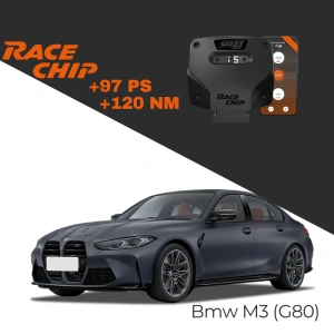 Race Chip Bmw M3 Serisi (G80) M3 480 PS GTS 5 Black APP Bluetooth +97 PS +120 NM Tork Chip Tuning