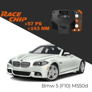 Race Chip Bmw 5 Serisi (F10) M550d 381 PS GTS 5 Black APP Bluetooth +57 PS +143 NM Tork Chip Tuning