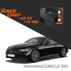 Race Chip Mercedes CLE Serisi (C236) CLE 300 2.0L 258 PS GTS 5 Black APP Bluetooth +50 PS +75 NM Tork Chip Tuning