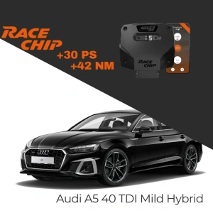 Race Chip Audi A5 (5F) 40 TDI 204 PS Mild Hybrid GTS 5 Black APP Bluetooth +30 PS +42 NM Tork Chip Tuning