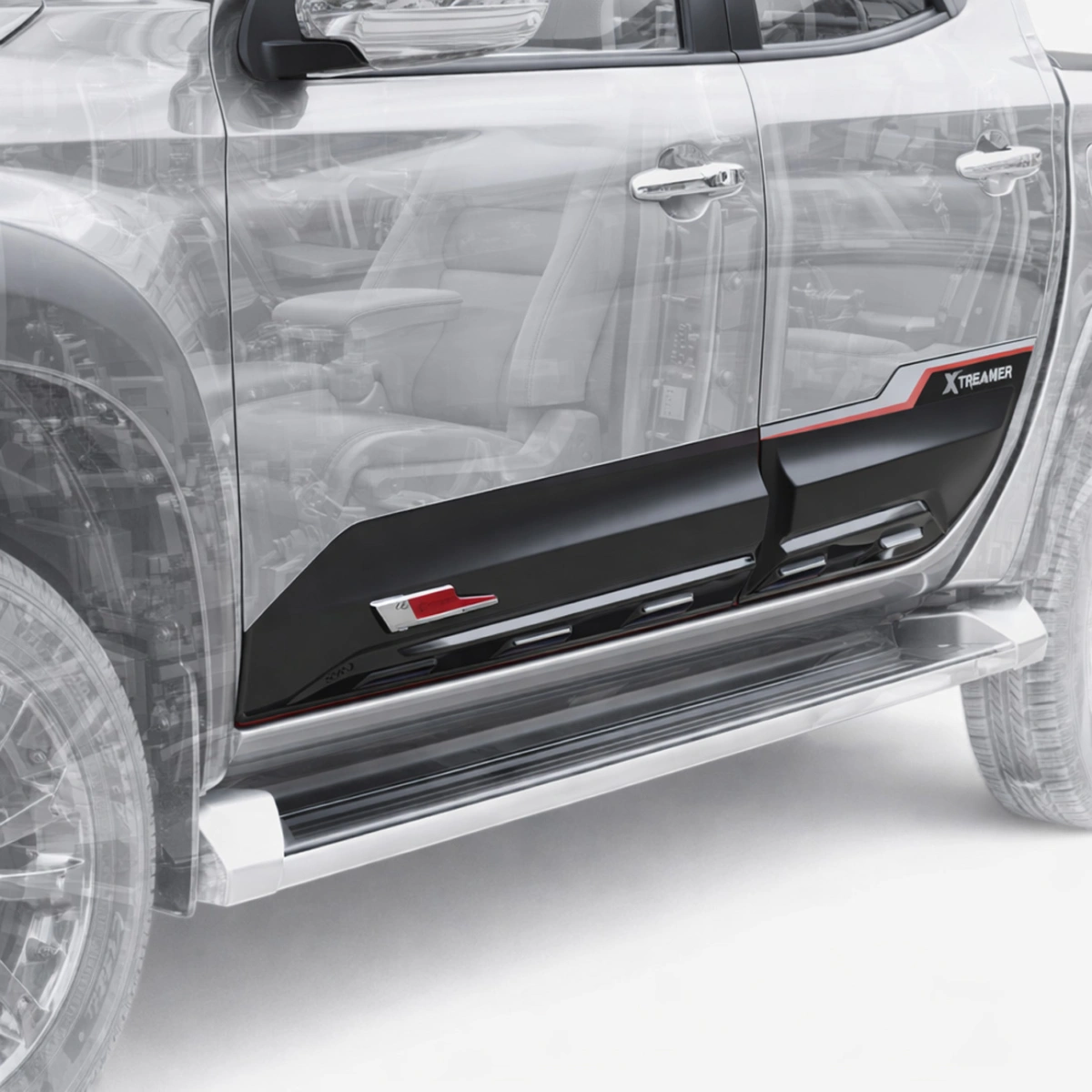 RBS Yan Gövde Kaplaması Mitsubishi L200 - Kapı ve Gövde Koruma Aksesuar