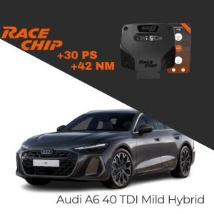 Race Chip Audi A6 (C8) 40 TDI 204 PS Mild Hybrid GTS 5 Black APP Bluetooth +30 PS +42 NM Tork Chip Tuning