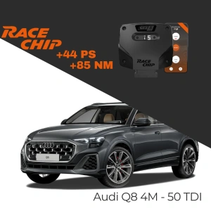 RaceChip Audi Q8 4M - 50 TDI 286 PS GTS 5 Black APP Bleutooth +44 PS +85 NM Tork Chip Tuning