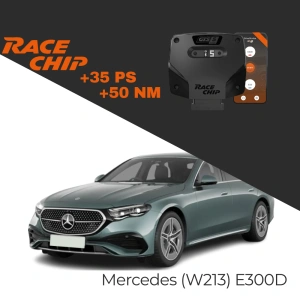 Race Chip Mercedes E Serisi (W213) E300d EQ Boost 265 PS GTS 5 Black APP Bluetooth +35 PS +50 NM Tork Chip Tuning