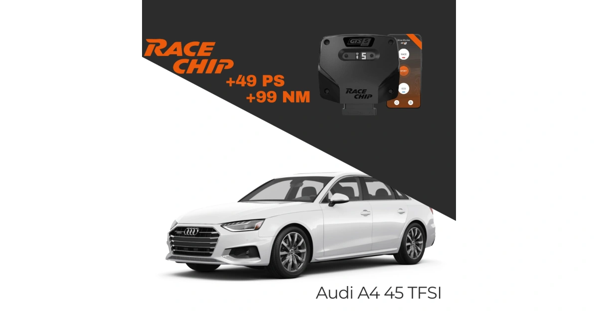 Race Chip Audi A4 (B9) 45 TFSI 245 PS GTS 5 Black APP Bluetooth +