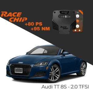 RaceChip Audi TT 8S - 2.0 TFSI 230 PS GTS 5 Black APP Bleutooth +80 PS +95 NM Tork Chip Tuning