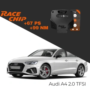 Race Chip Audi A4 (B9) 2.0 TFSI 252 PS GTS 5 Black APP Bluetooth +67 PS +99 NM Tork Chip Tuning