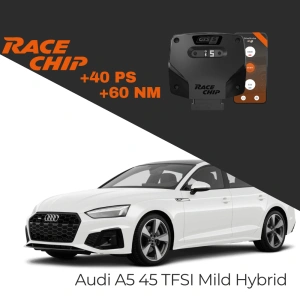 Race Chip Audi A5 (5F) 45 TFSI 265 PS Mild Hybrid GTS 5 Black APP Bluetooth +40 PS +60 NM Tork Chip Tuning