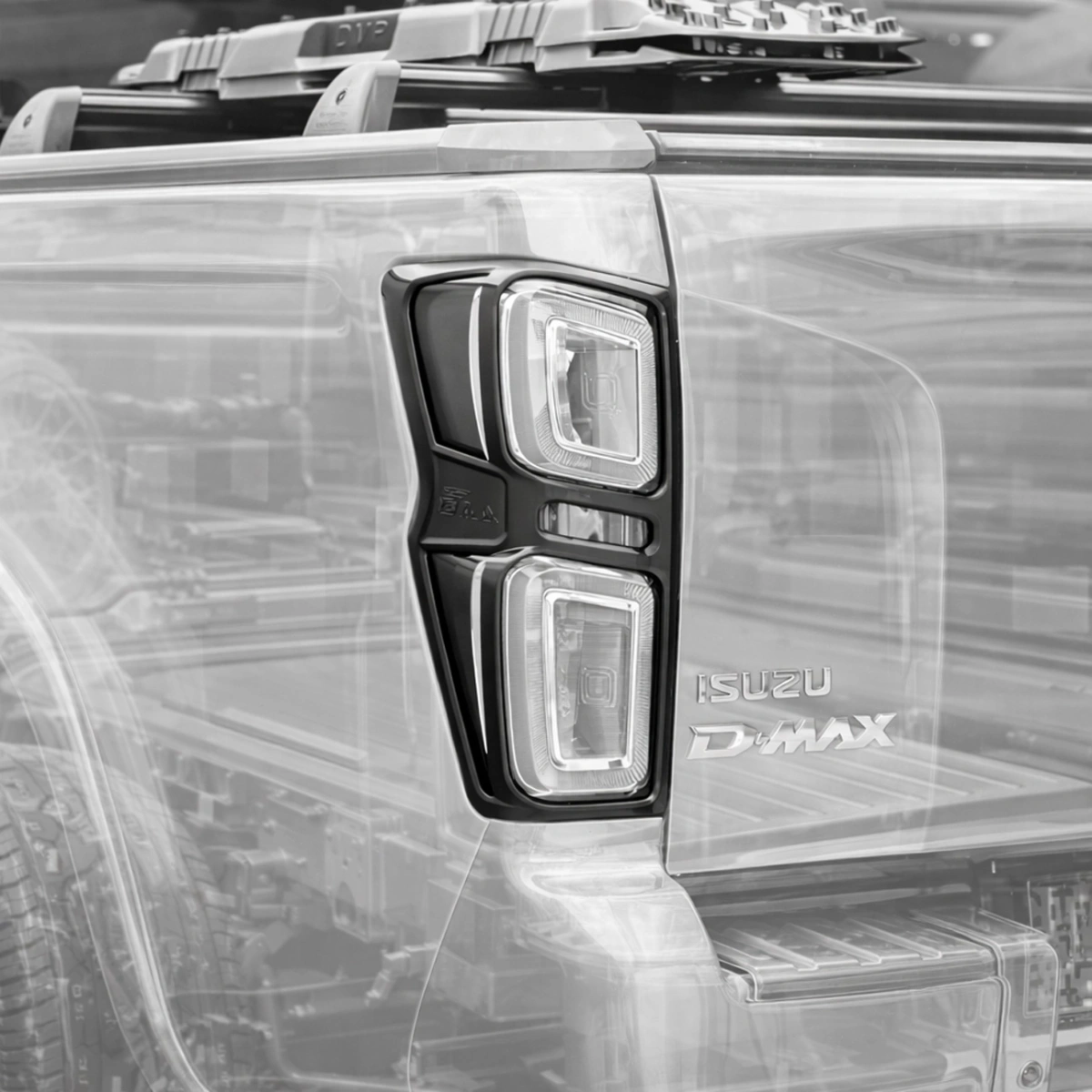 Monde Stop Çerçevesi - Arka Stop Lambası Koruma Aksesuarı Isuzu D-Max