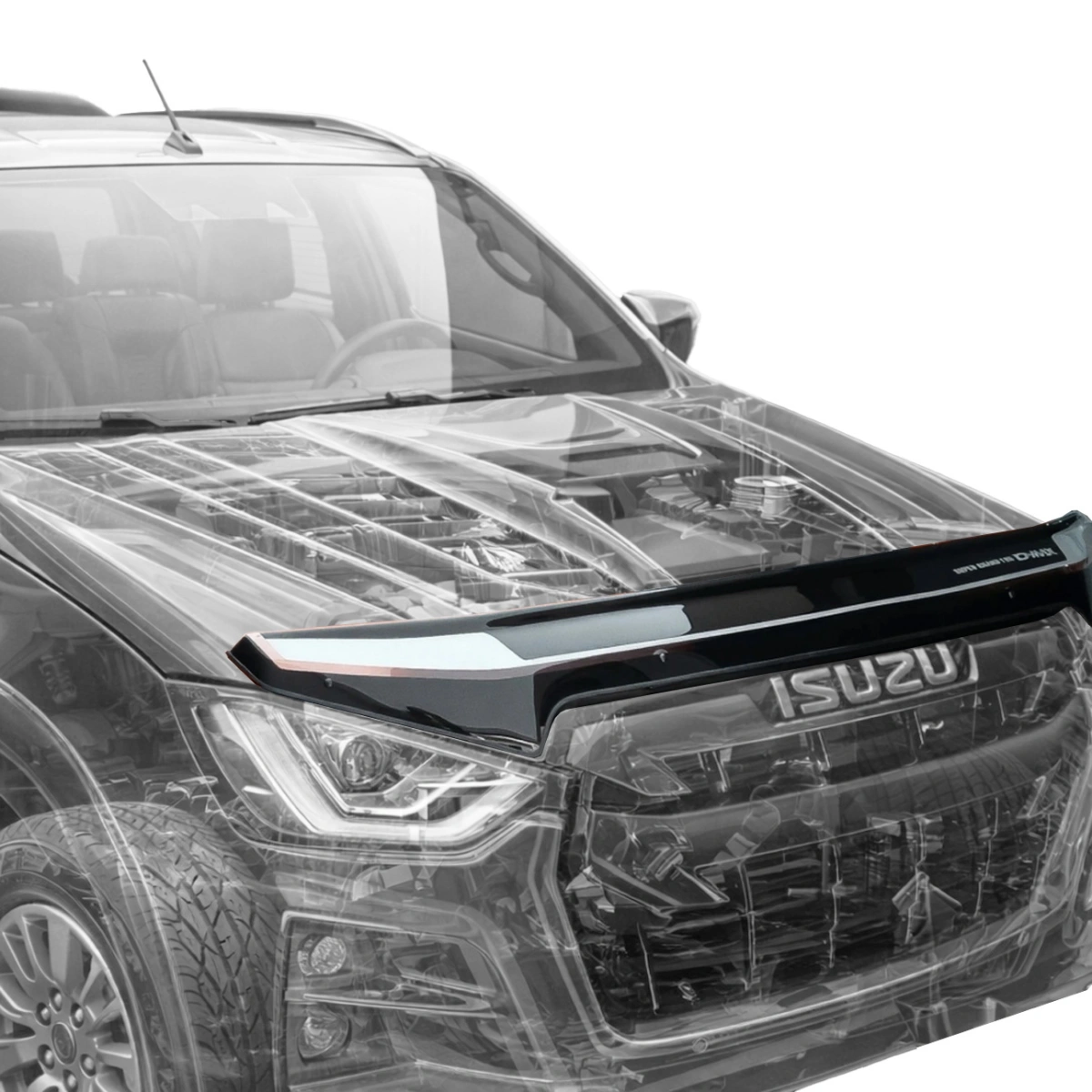 RBS Ön Kaput Rüzgarlığı - Hood Deflector Bug Shield Koruma Isuzu D-Max