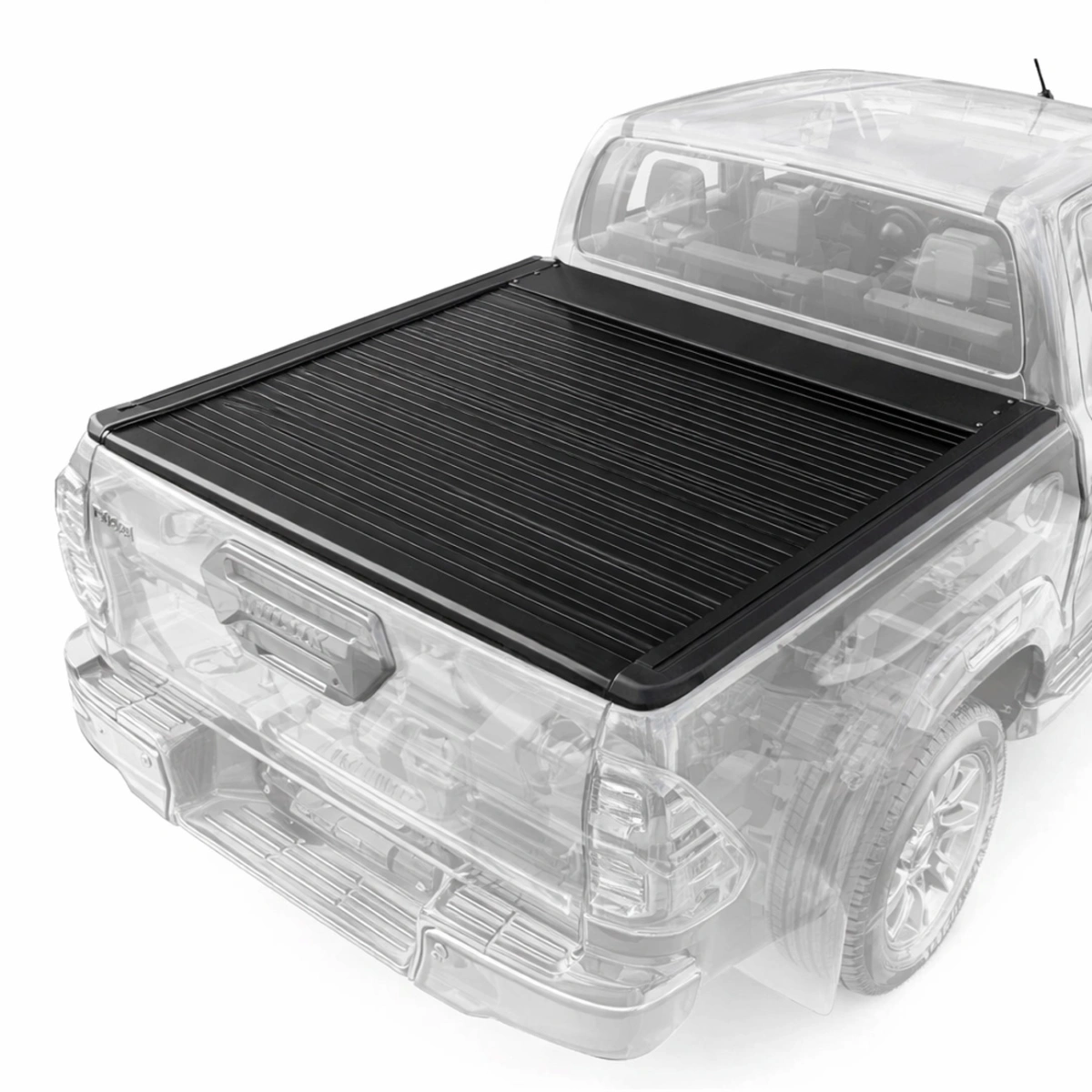 Maximus Top Roller v2 Toyota Hilux Sürgülü Kasa Kapağı (Siyah) - Tonneau Cover