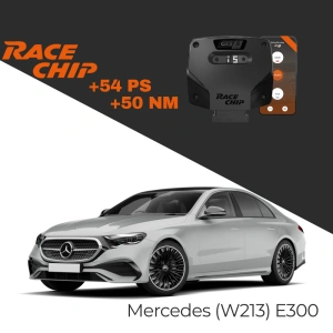 Race Chip Mercedes E Serisi (W213) E300 258 PS GTS 5 Black APP Bluetooth +54 PS +50 NM Tork Chip Tuning