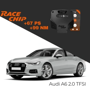 Race Chip Audi A6 (C7) 2.0 TFSI 252 PS GTS 5 Black APP Bluetooth +67 PS +99 NM Tork Chip Tuning