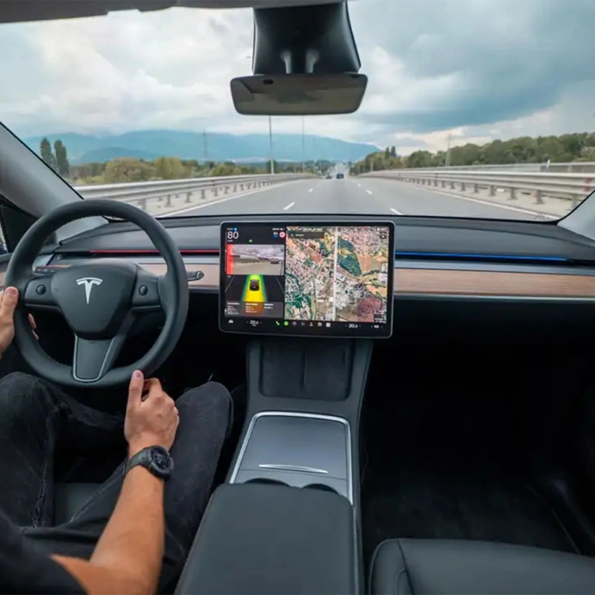 Enhance Auto TESLA S3XY Strip - Tesla Akıllı Ambiyans Aydınlatma - Juniper (Yeni Kasa) Model Y (2025)