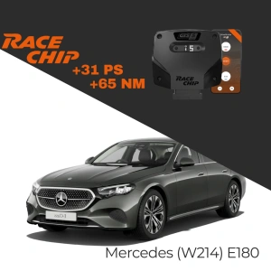 Race Chip Mercedes E Serisi (W214) E180 1.5L 170 PS GTS 5 Black APP Bluetooth +31 PS +65 NM Tork Chip Tuning