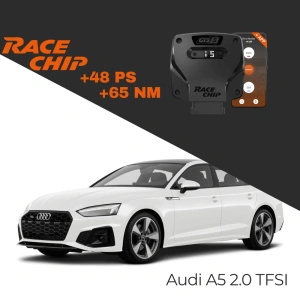 RaceChip Audi A5 B10 - FU2 - 2.0 TFSI 204 PS GTS 5 APP Bleutooth +48 PS +65 NM Tork Chip Tuning