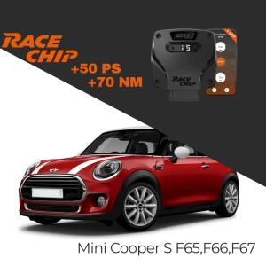 RaceChip Mini Cooper S F65,F66,F67 - 2.0L 204 PS GTS 5 APP Bleutooth +50 PS +70 NM Tork Chip Tuning
