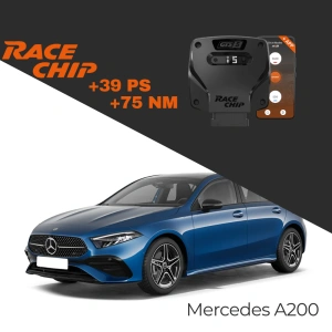 RaceChip Mercedes A200 W176 1.6L 156 PS GTS 5 APP Bluetooth +39 PS +75 NM Tork Chip Tuning