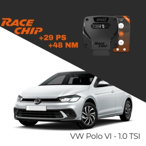 RaceChip Volkswagen Polo VI - 1.0 TSI 95 PS 2017->2020 GTS 5 APP Bleutooth +29 PS +48 NM Tork Chip Tuning