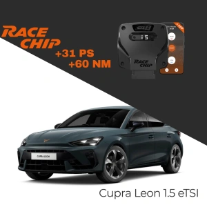 RaceChip Cupra Leon 1.5 eTSI Phev Hybrid 204 PS 2024> GTS 5 APP Bleutooth +31 PS +60 NM Tork Chip Tuning