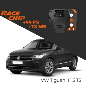 RaceChip Volkswagen Tiguan II AD - 1.5 TSI 150 2016->2024 GTS 5 APP Bleutooth +44 PS +73 NM Tork Chip Tuning