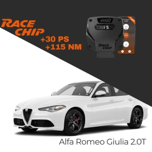 RaceChip Alfa Romeo Giulia 952 - 2.0T 280 PS GTS 5 APP Bleutooth +30 PS +115 NM Tork Chip Tuning