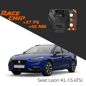 RaceChip Seat Leon KL - FaceLift 1.5 eTSI 150 PS 2024  GTS 5 APP Bleutooth +27 PS +45 NM Tork Chip Tuning