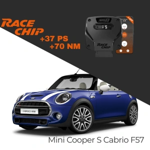 RaceChip Mini Cooper S Cabrio F57 2.0L 192 PS GTS 5 APP Bluetooth +37 PS +70 NM Tork Chip Tuning