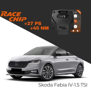 RaceChip Skoda Fabia IV - 1.5 TSI 150 PS 2023-> GTS 5 APP Bleutooth +27 PS +45 NM Tork Chip Tuning
