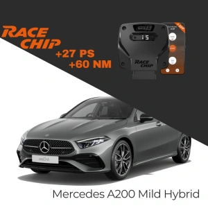 RaceChip Mercedes A200 W177 - 1.3L Mild Hybrid 163 PS 270 NM Tork 2024-2025 GTS 5 APP Bleutooth +27 PS +60 NM Tork Chip Tuning
