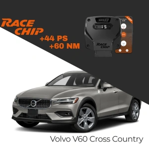 RaceChip Volvo V60 Cross Country 2.0 D4 190 PS GTS 5 APP Bluetooth +44 PS +60 NM Tork Chip Tuning