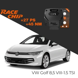 RaceChip Volkswagen Golf 8,5 FaceLift VIII - 1.5 TSI 150 2024-> GTS 5 APP Bleutooth +27 PS +45 NM Tork Chip Tuning