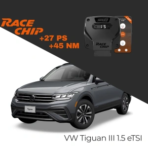 RaceChip Volkswagen Tiguan III CT1 - 1.5 eTSI 150 2024-> GTS 5 APP Bleutooth +27 PS +45 NM Tork Chip Tuning