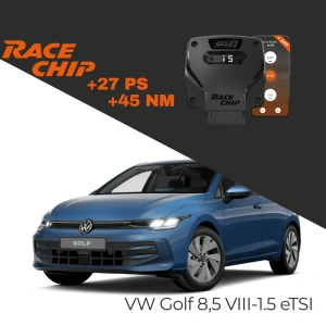 RaceChip Volkswagen Golf 8,5 VIII - FaceLift 1.5 eTSI 116 PS 2024> GTS 5 APP Bleutooth +27 PS +45 NM Tork Chip Tuning