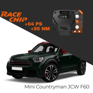 RaceChip Mini Countryman JCW F60 2.0L 231 PS GTS 5 APP Bluetooth +64 PS +95 NM Tork Chip Tuning