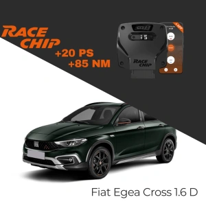 RaceChip Fiat Egea, Egea Cross 1.6 D 131 PS GTS 5 APP Bleutooth +20 PS +85 NM Tork Chip Tuning
