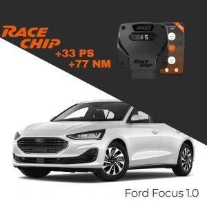 RaceChip Ford Focus IV 1.0 EcoBoost 125 PS GTS 5 APP Bluetooth +33 PS +77 NM Tork Chip Tuning