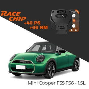 RaceChip Mini Cooper F55,F56 - 1.5L 136 PS GTS 5 APP Bleutooth +40 PS +66 NM Tork Chip Tuning