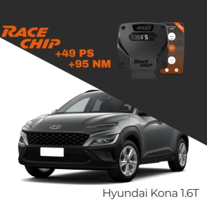 RaceChip Hyundai Kona 1.6T 177 PS 2017->2023 GTS 5 APP Bleutooth +49 PS +95 NM Tork Chip Tuning