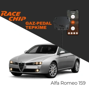 RaceChip XLR5 Alfa Romeo 159 1.9 JTD Gaz Pedal Tepkime Cihazı Eco-Sport-Race APP Bluetooth