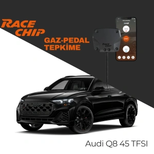 RaceChip XLR5 Audi Q8 (4M) 45 TFSI 265 PS Gaz Pedal Tepkime Cihazı Eco-Sport-Race APP Bluetooth