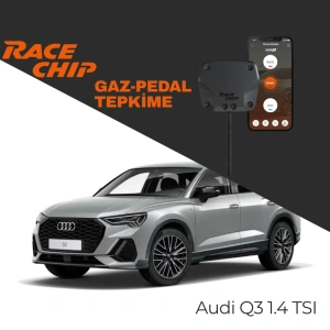 RaceChip XLR5 Audi Q3 (8U) 1.4 TSI 150 PS 2011-2018 Gaz Pedal Tepkime Cihazı Eco-Sport-Race APP Bluetooth