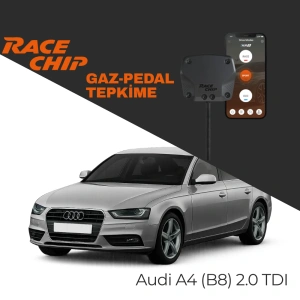 RaceChip XLR5 Audi A4 (B8) 2.0 TDI Gaz Pedal Tepkime Cihazı Eco-Sport-Race APP Bluetooth