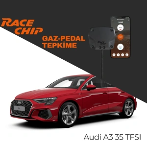 RaceChip XLR5 Audi A3 (8Y) 35 TFSI 150 PS 2019-2024 Gaz Pedal Tepkime Cihazı Eco-Sport-Race APP Bluetooth