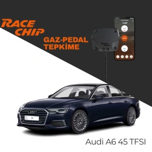 RaceChip XLR5 Audi A6 (C8) 45 TFSI 265 PS Mild Hybrid Gaz Pedal Tepkime Cihazı Eco-Sport-Race APP Bluetooth