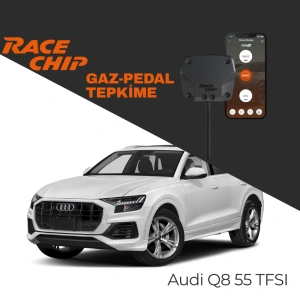 RaceChip XLR5 Audi Q8 (4M) 55 TFSI 340 PS Gaz Pedal Tepkime Cihazı Eco-Sport-Race APP Bluetooth